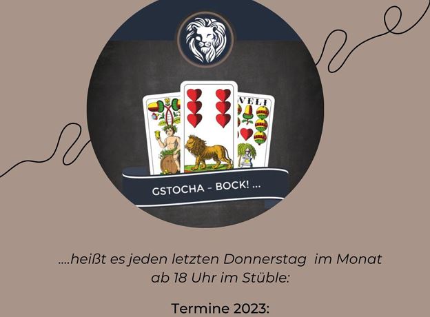 im Löwa wird uftrumpft